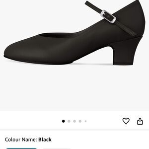 Bloch Black Mary Jane Heel Pumps